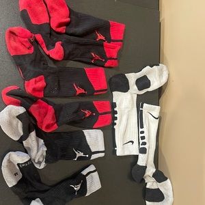 Jordan and Nike elite socks